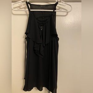 BCBG Maxazria black upscale going out shirt in XXSmall. New with tags